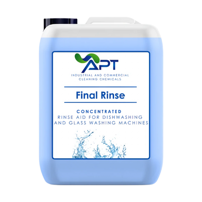 Concentrated Rinse Aid for Dishwashing & Glass Washing Machines - Final Rinse - 20 Litre