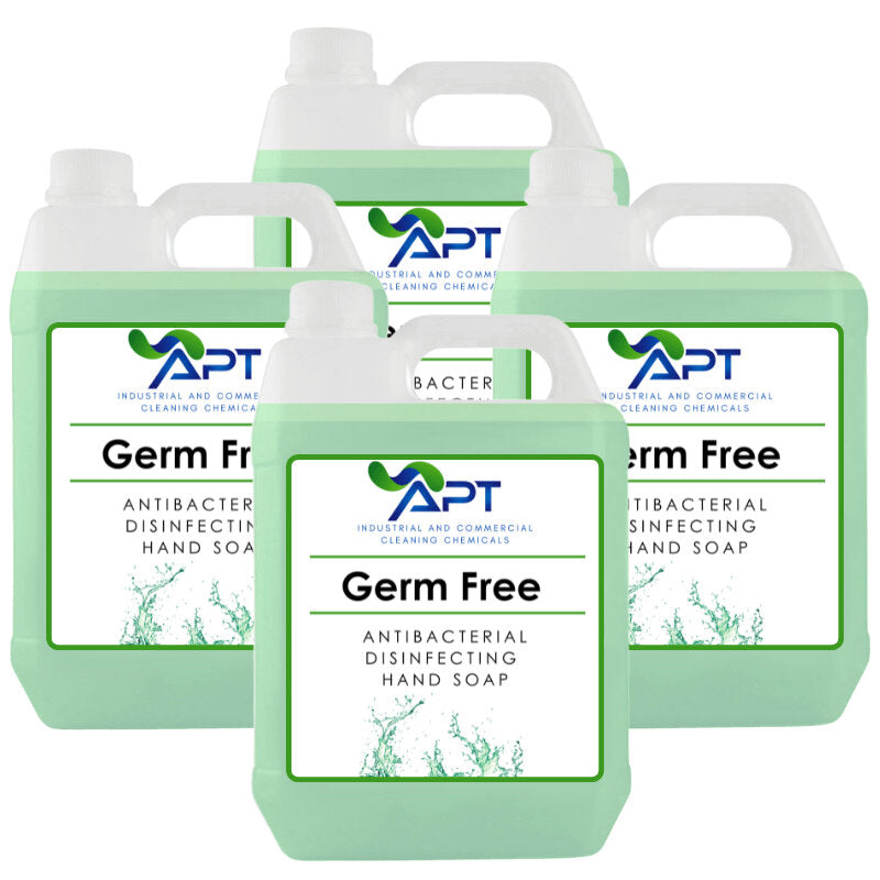 Antibacterial Disinfecting Hand Soap - Germ Free - 4 x 5 Litres