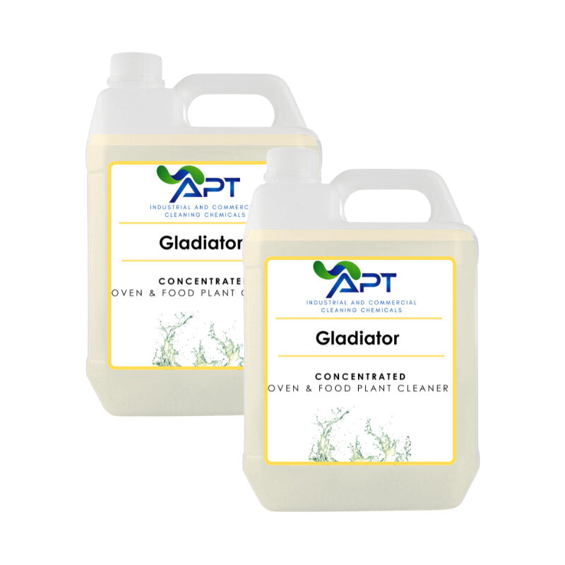 Concentrated Oven & Food Plant Cleaner - Gladiator - 2 x 5 Litres