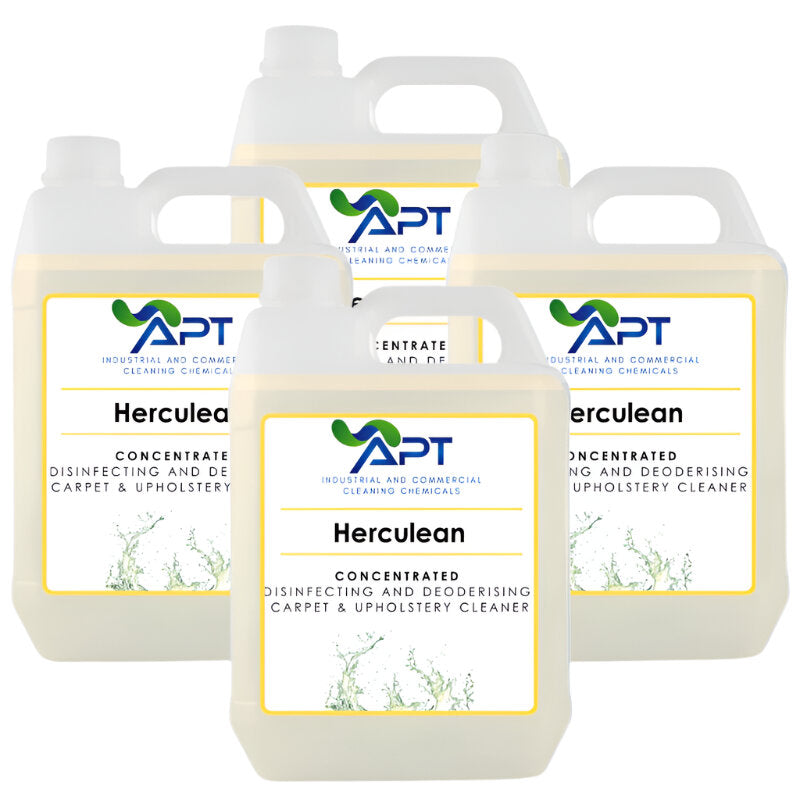 Carpet Cleaner & Upholstery Cleaner - Herculean - 4 x 5 Litres