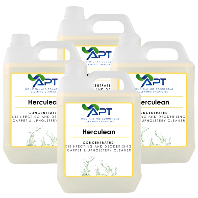 Carpet Cleaner & Upholstery Cleaner - Herculean - 4 x 5 Litres