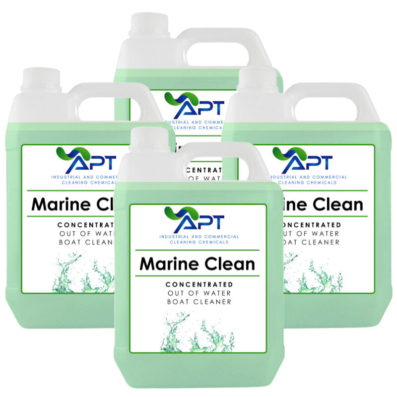 Concentrated Out Of Water Boat Cleaner - Marine Clean - 4 x 5 Litres