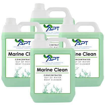 Concentrated Out Of Water Boat Cleaner - Marine Clean - 4 x 5 Litres