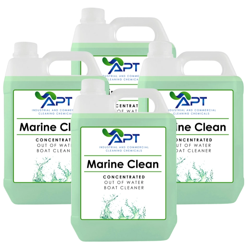 Concentrated Out Of Water Boat Cleaner - Marine Clean - 4 x 5 Litres