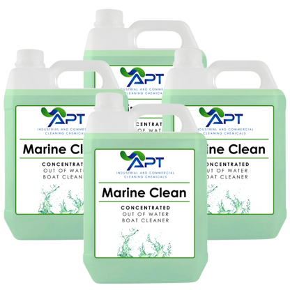 Concentrated Out Of Water Boat Cleaner - Marine Clean - 4 x 5 Litres