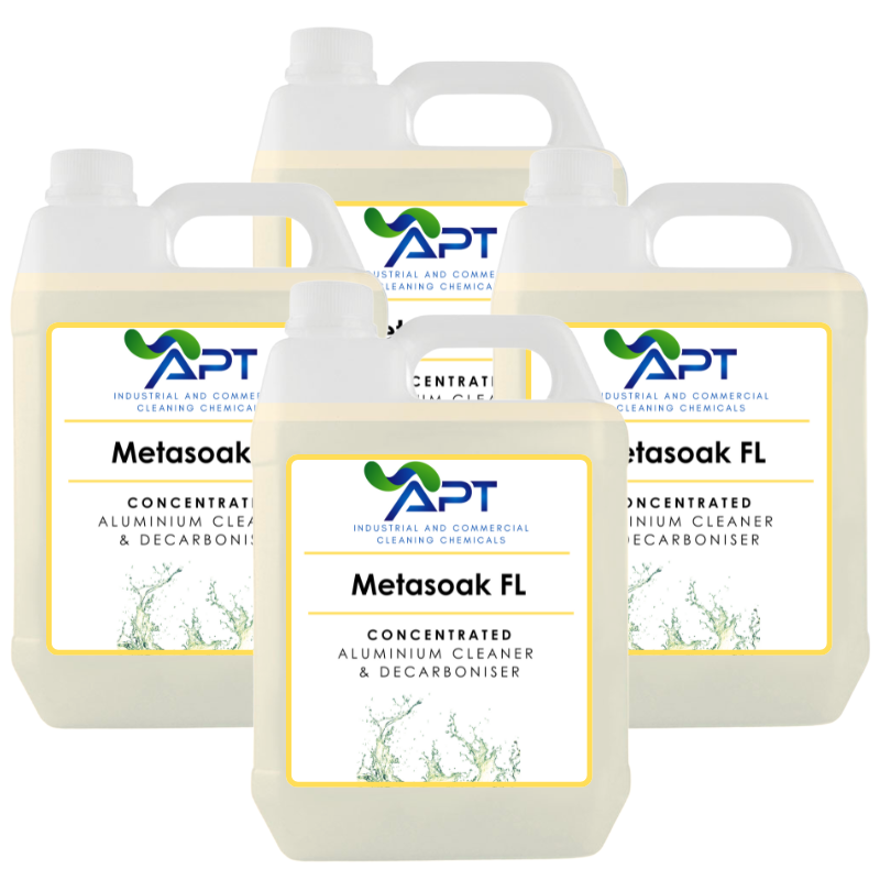Aluminum Cleaner & Decarboniser - Metasoak FL - 4 x 5 Litres