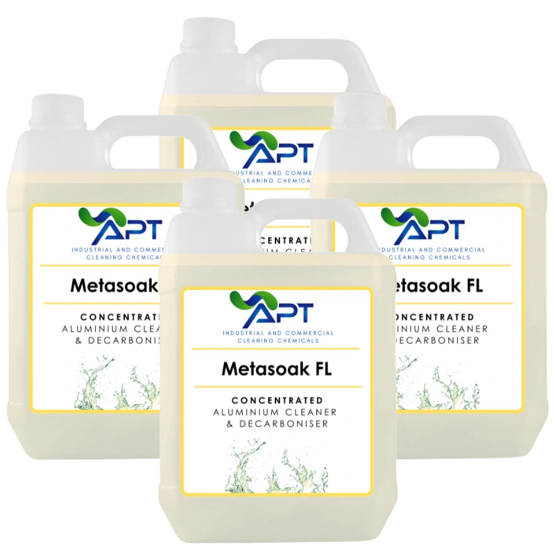 Aluminum Cleaner & Decarboniser - Metasoak FL - 4 x 5 Litres