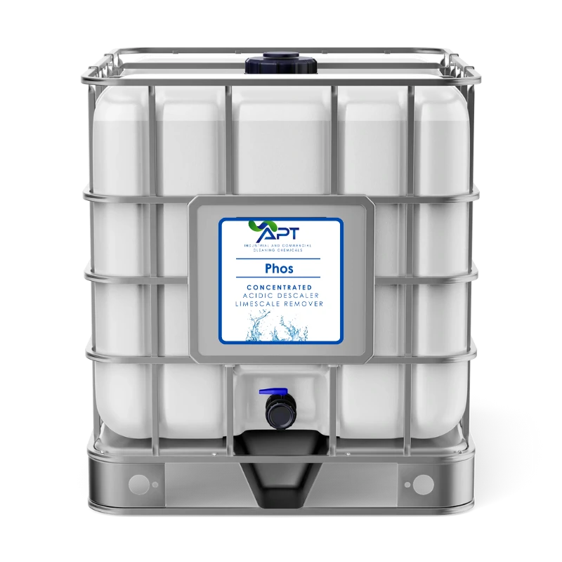Concentrated Acidic Descaler and Limescale Remover - Phos - 1000 Litres
