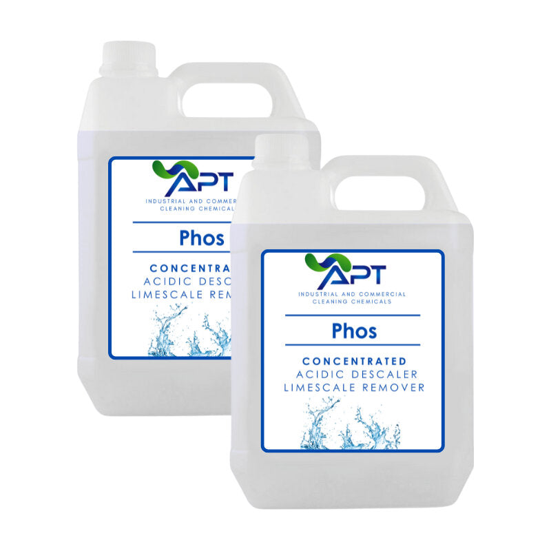 Concentrated Acidic Descaler and Limescale Remover - Phos - 2 x 5 Litres