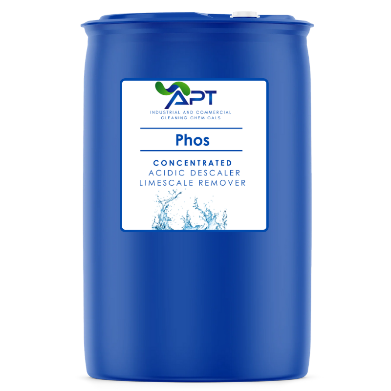 Concentrated Acidic Descaler and Limescale Remover - Phos - 200 Litres