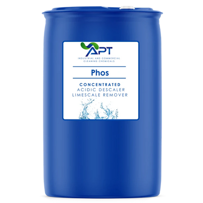 Concentrated Acidic Descaler and Limescale Remover - Phos - 200 Litres