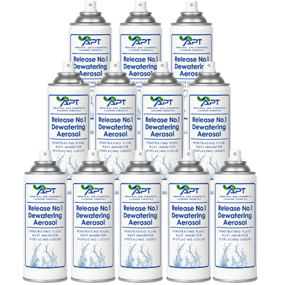 Penetrating Fluid, Rust Inhibitor Displacing Liquid - Release No.1 Dewatering Aerosol - 12 x 400ml