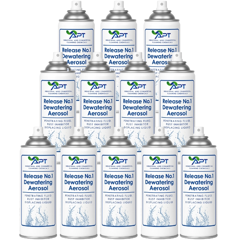 Penetrating Fluid, Rust Inhibitor Displacing Liquid - Release No.1 Dewatering Aerosol - 12 x 400ml