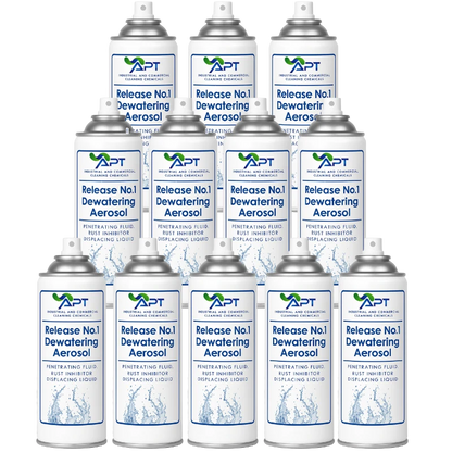 Penetrating Fluid, Rust Inhibitor Displacing Liquid - Release No.1 Dewatering Aerosol - 12 x 400ml