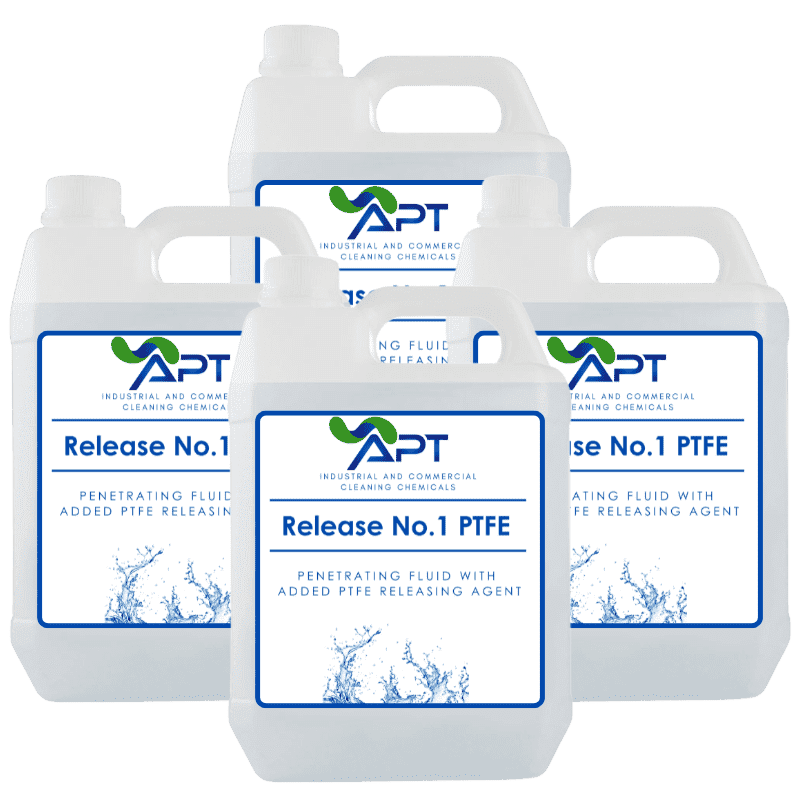 Penetrating Fluid Added PTFE Releasing Agent - Release No.1 PTFE Fluid - 4 x 5 Litres