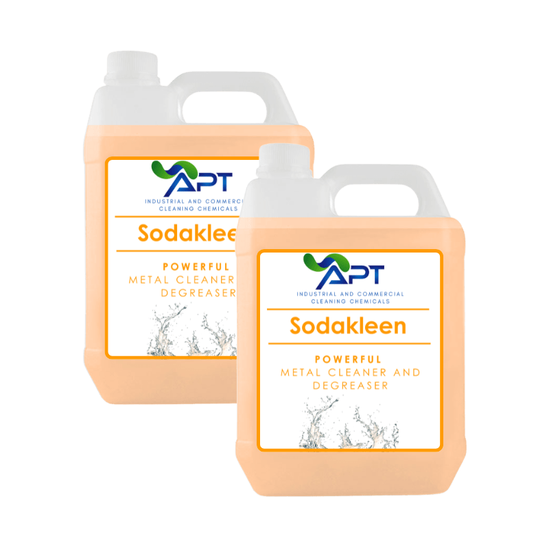 Heavy Duty Degreaser & Alkaline Metal Cleaner - Sodakleen - 2 x 5 Litres