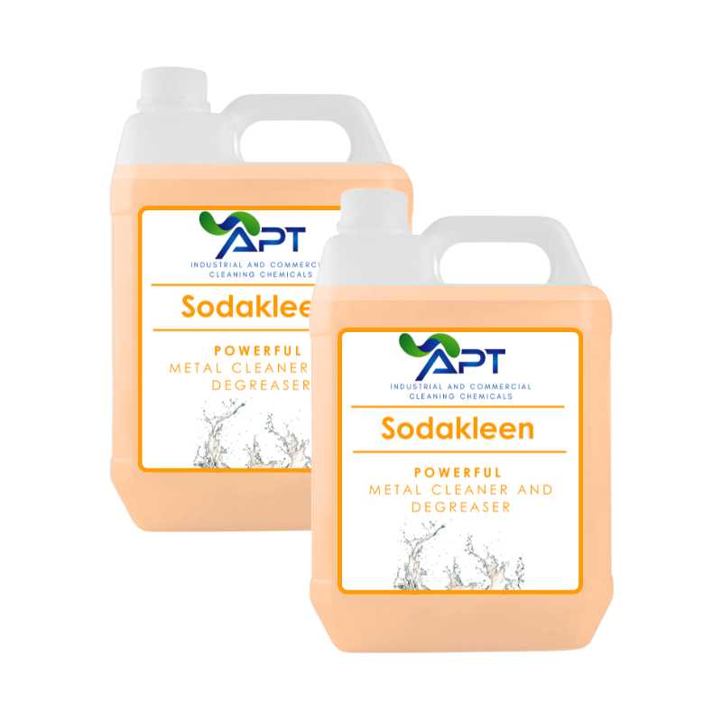 Heavy Duty Degreaser & Alkaline Metal Cleaner - Sodakleen - 2 x 5 Litres