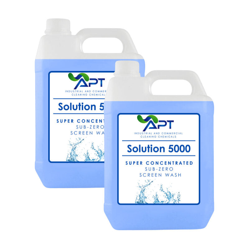 Super Concentrated Sub-Zero Screen Wash - Solution 5000 - 2 x 5 Litres