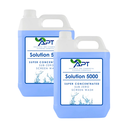 Super Concentrated Sub-Zero Screen Wash - Solution 5000 - 2 x 5 Litres