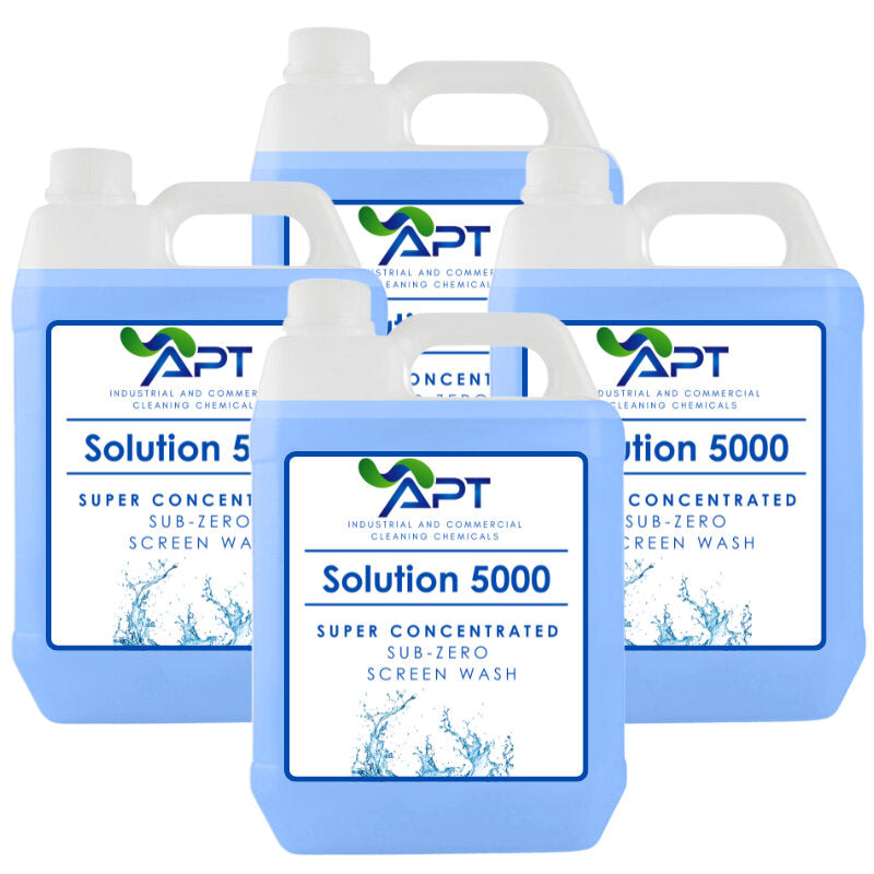 Super Concentrated Sub-Zero Screen Wash - Solution 5000 - 4 x 5 Litres