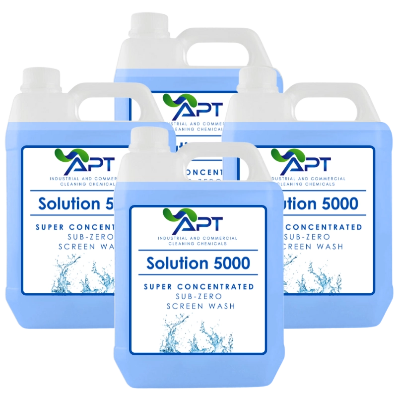 Super Concentrated Sub-Zero Screen Wash - Solution 5000 - 4 x 5 Litres