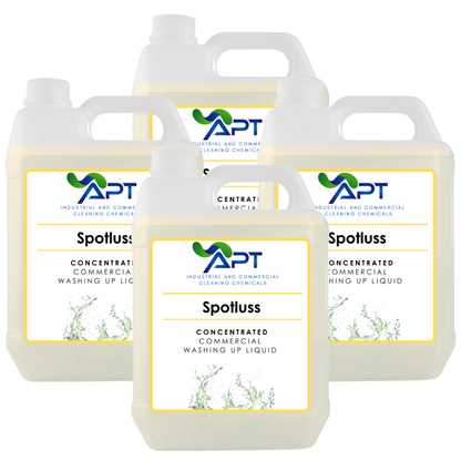 Commercial Washing Up Liquid - Spotluss - 4 x 5 Litres