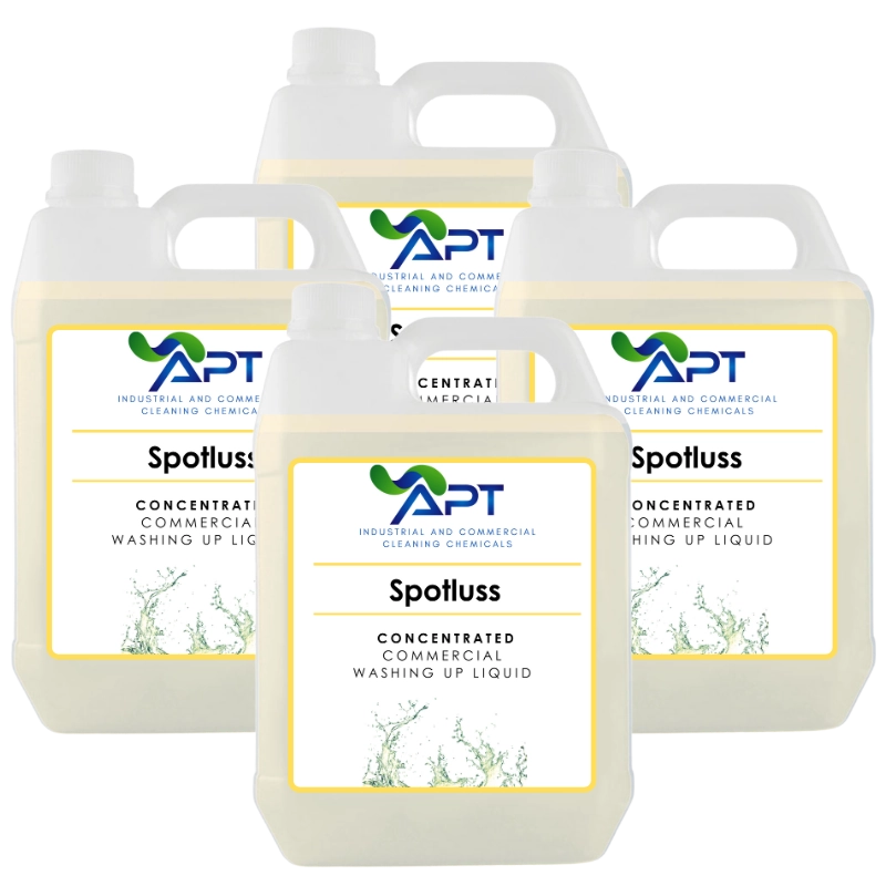 Commercial Washing Up Liquid - Spotluss - 4 x 5 Litres