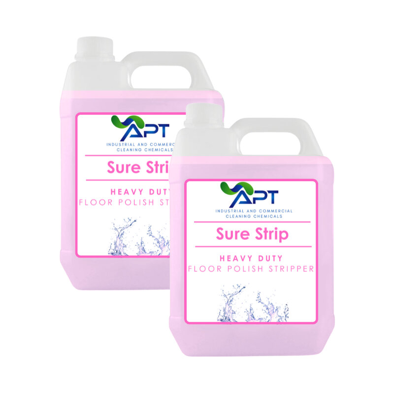 Heavy Duty Floor Polish Stripper - Sure Strip - 2 x 5 Litres