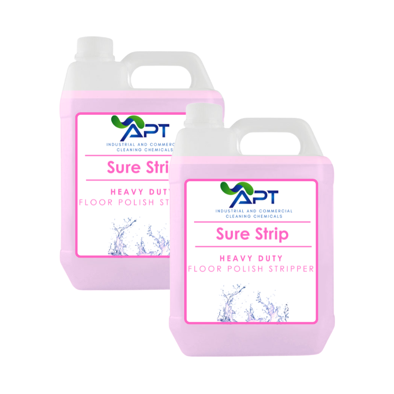 Heavy Duty Floor Polish Stripper - Sure Strip - 2 x 5 Litres