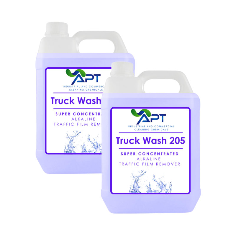 Super Concentrated Alkaline Traffic Film Remover - Truck Wash 205 - 2 x 5 Litres