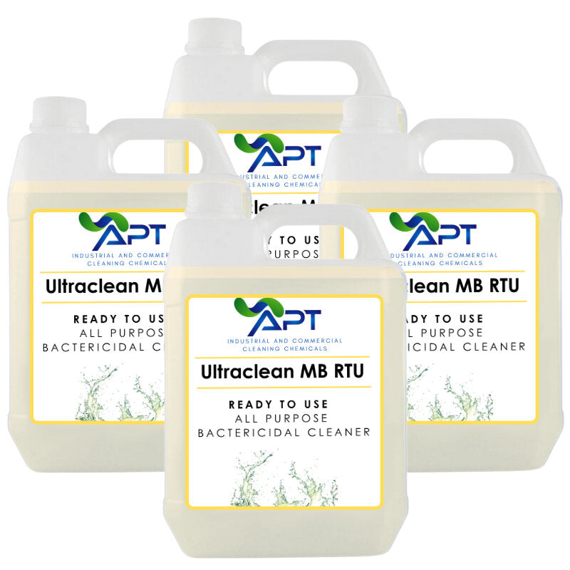 Ready-to-Use Multi Purpose Bactericidal Cleaner - Ultraclean MB RTU - 4 x 5 Litres