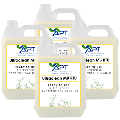 Ready-to-Use Multi Purpose Bactericidal Cleaner - Ultraclean MB RTU - 4 x 5 Litres