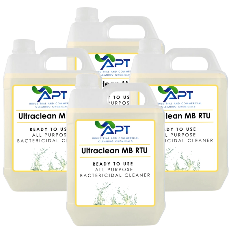 Ready-to-Use Multi Purpose Bactericidal Cleaner - Ultraclean MB RTU - 4 x 5 Litres