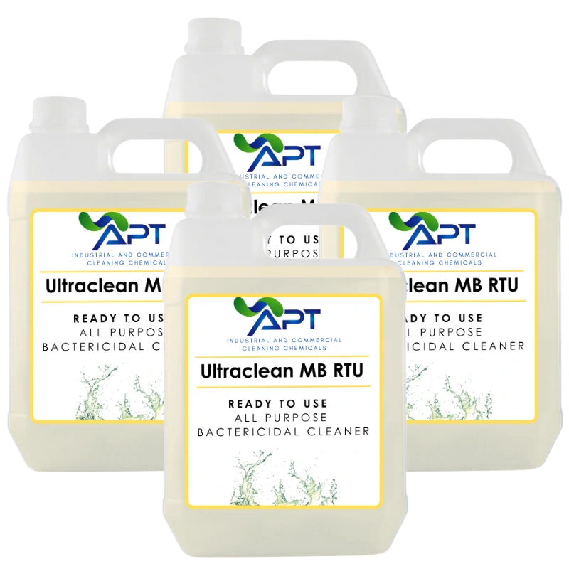 Ready-to-Use Multi Purpose Bactericidal Cleaner - Ultraclean MB RTU - 4 x 5 Litres