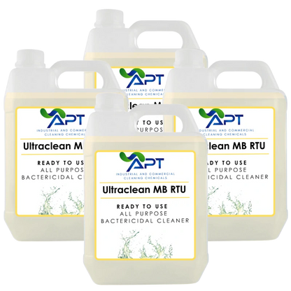 Ready-to-Use Multi Purpose Bactericidal Cleaner - Ultraclean MB RTU - 4 x 5 Litres