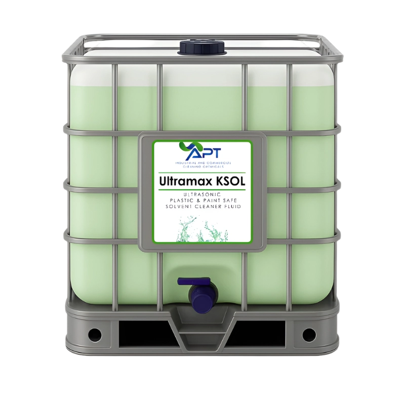 Ultrasonic Plastic & Paint Safe Solvent Cleaner Fluid - UltraMax KSOL - 1000 Litres