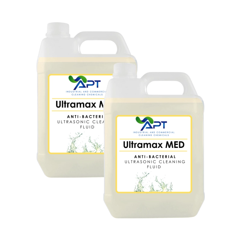Anti-Bacterial Ultrasonic Cleaning Fluid - Ultramax MED - 2 x 5 Litres