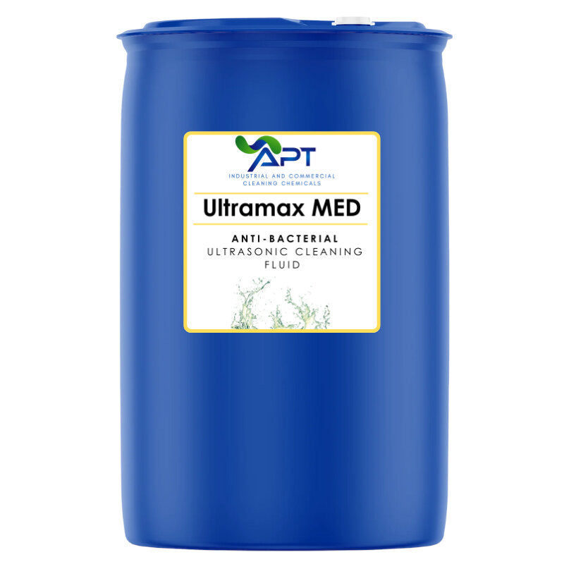 Anti-Bacterial Ultrasonic Cleaning Fluid - Ultramax MED - 200 Litres
