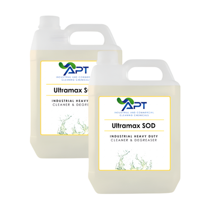 Industrial Heavy Duty Cleaner & Degreaser - UltraMax SOD - 2 x 5 Litres