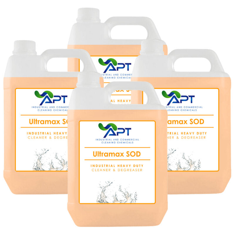 Industrial Heavy Duty Cleaner & Degreaser - UltraMax SOD - 4 x 5 Litres