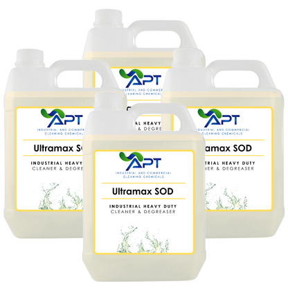Industrial Heavy Duty Cleaner & Degreaser - UltraMax SOD - 4 x 5 Litres