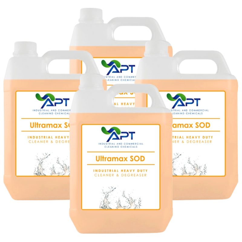 Industrial Heavy Duty Cleaner & Degreaser - UltraMax SOD - 4 x 5 Litres