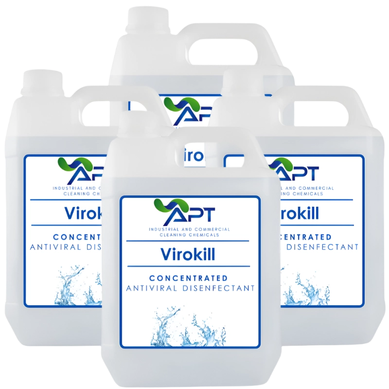 Antiviral Cleaner & Concentrated Disinfectant - Virokill - 4 x 5 Litres
