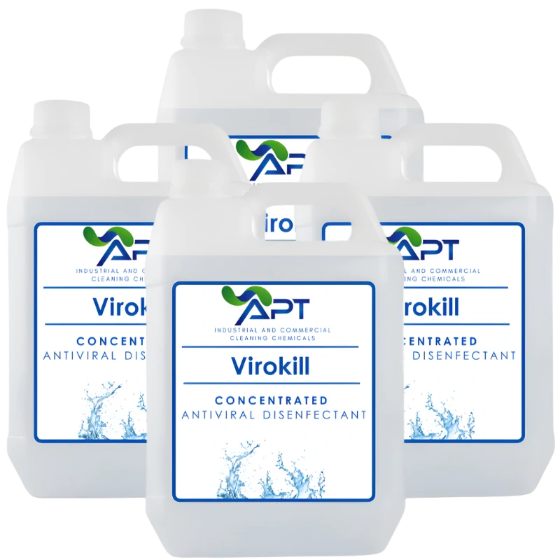 Antiviral Cleaner & Concentrated Disinfectant - Virokill - 4 x 5 Litres