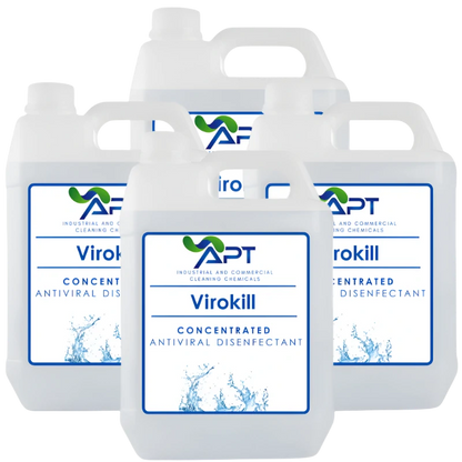 Antiviral Cleaner & Concentrated Disinfectant - Virokill - 4 x 5 Litres