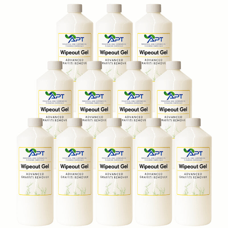 Advanced Graffiti Remover - Wipeout Gel - 12 x 1 Litre
