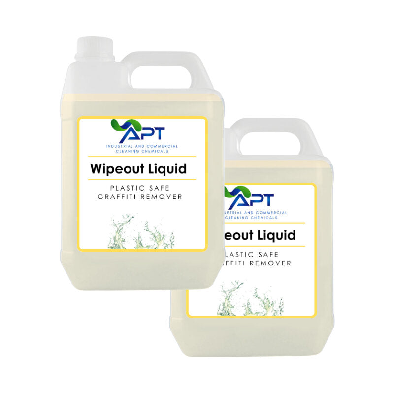 Plastic Safe Graffiti Remover - Wipeout Liquid - 2 x 5 Litres