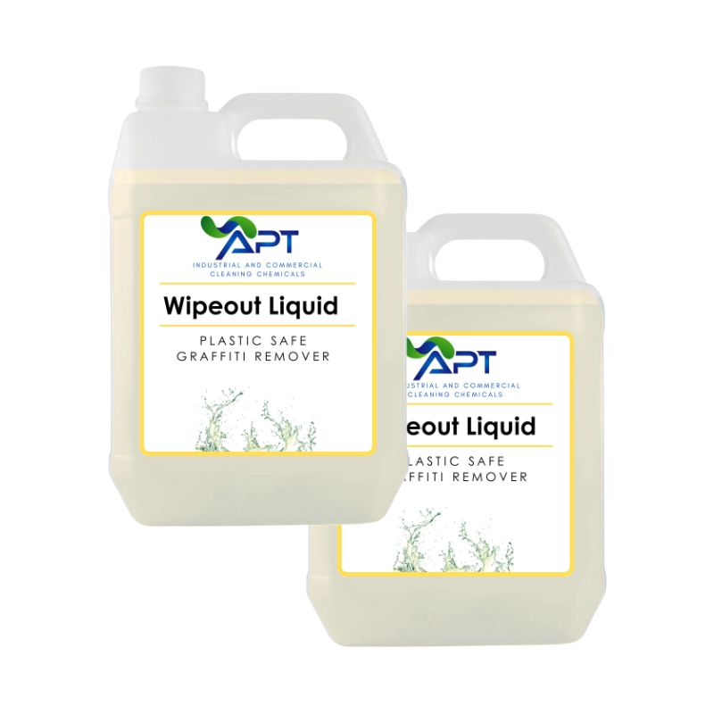 Plastic Safe Graffiti Remover - Wipeout Liquid - 2 x 5 Litres