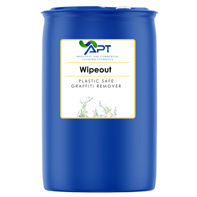 Plastic Safe Graffiti Remover - Wipeout Liquid - 200 Litres