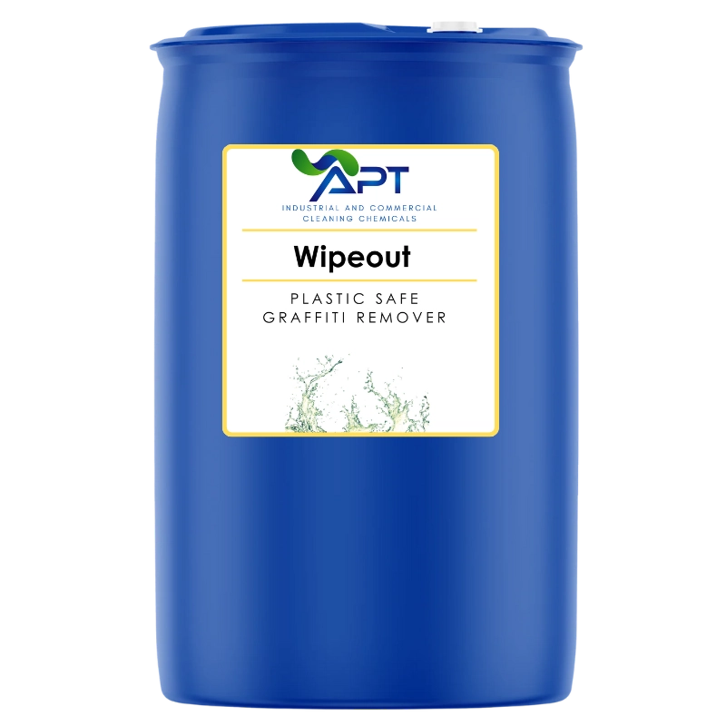 Plastic Safe Graffiti Remover - Wipeout Liquid - 200 Litres